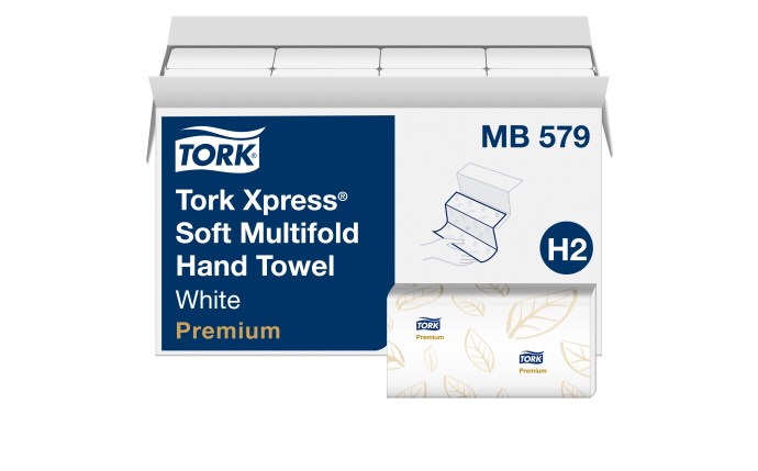 Tork Premium Soft Xpress® 3-Panel Multifold Hand Towels, 2Ply, 9 